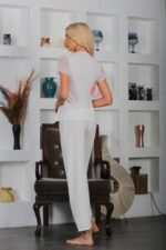 Ekru Pudra Çeyizlik 6' Lı Set - 1512 - Görsel 5