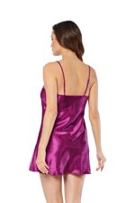 Mor Saten Gecelik - M-265 - Görsel 6