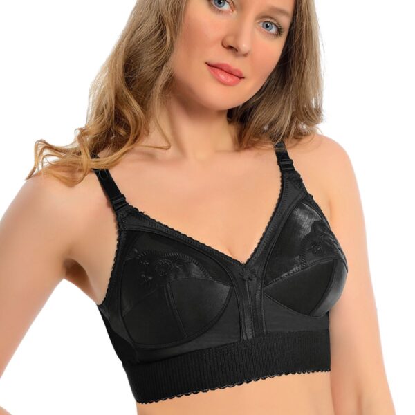 Siyah Mideli Toparlayıcı Sütyen - 504