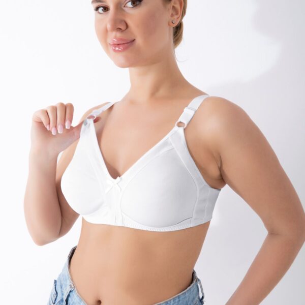 Beyaz Dikişsiz Toparlayıcı Sütyen - 501