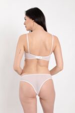 Beyaz Tül Sütyen Takım - 881 - Görsel 3