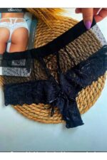 Siyah Kadın Puanlı Külot Margarita-K1005 - Görsel 4