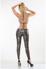 Zebra Desenli Lame Vücut Çorabı-490 - Görsel 6