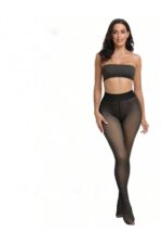 TERMAL PELUŞ SİYAH KÜLOTLU ÇORAP PKC-581 - Görsel 2