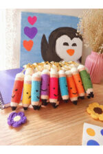 %100 Pamuk El Yapımı Anahtarlık - Görsel 2