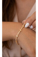 Aura Trio 3 Taşlı İnce Bileklik Paslanmaz Çelik - Görsel 2