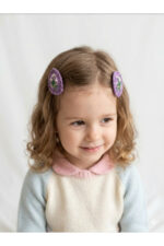 %100 Pamuk El Yapımı 2'li Örgü Çıtçıt Toka – Bebek & Kız Çocuk Saç Aksesuarı