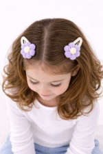 El Örgüsü Mor Papatya Aplikesi - Görsel 2