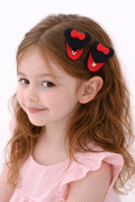 El Örgüsü Uğur Böceği Saç Tokası