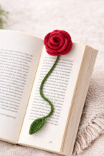 El Örgüsü Gül Ayraç - Kırmızı