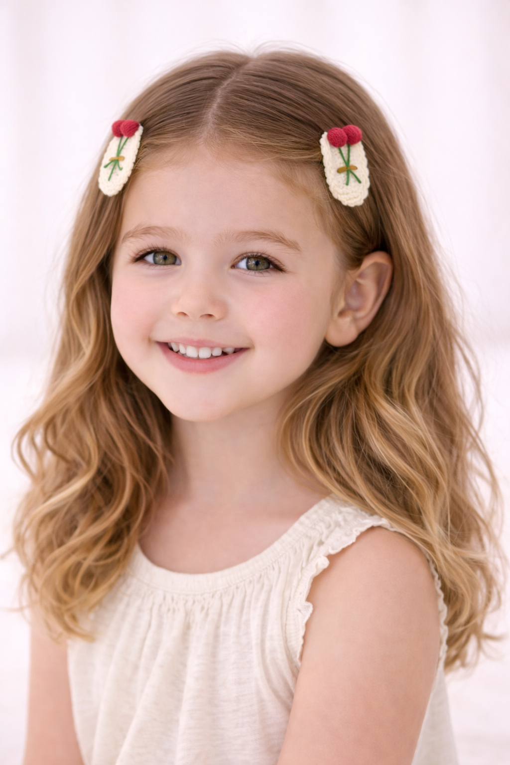 file_00000000e28c72098d99a397eaa99551 El Örgüsü Kiraz Saç Tokası - Görsel 1